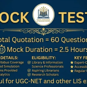 Mock Test 1
