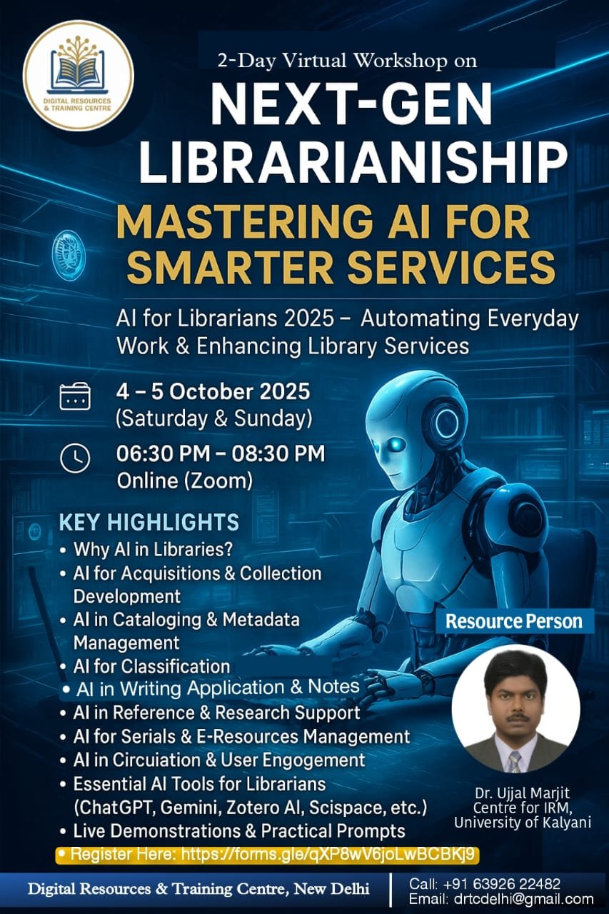 Next-Gen Librarianship: Mastering AI Workshop