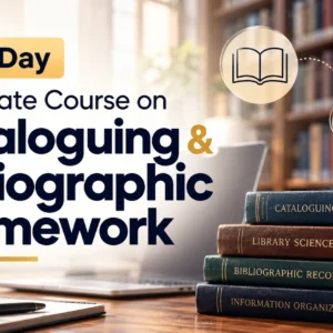 10-Day Certificate Course on Cataloguing & Bibliographic Framework